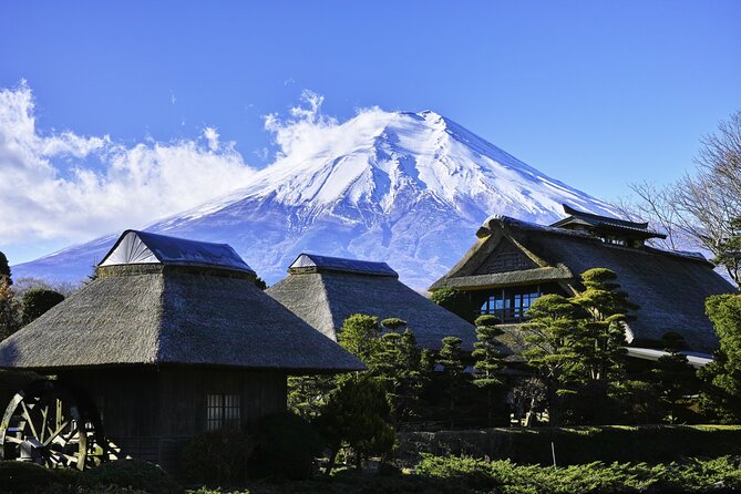 Private Car for Mt. Fuji 5th Station and more (customizable) - Oshino Ninja Village: photos, a garden vibe, and optional extra fun