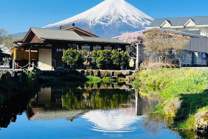 Private Sightseeing to Mt Fuji and Hakone with English Driver - Oshino Hakkai springs: pure Fuji water and the Diamond Fuji angle