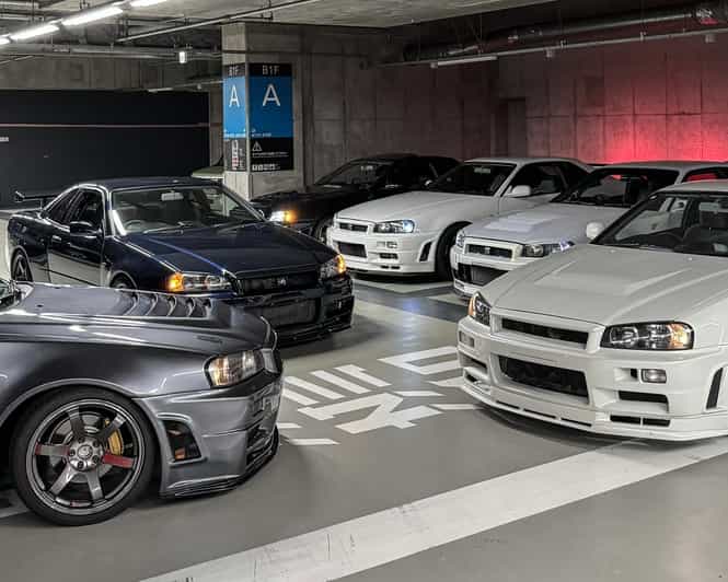 【R34 GTR Over 400 hp】Tokyo: Private Daikoku Tour in R34 GTR - R34ride Daikoku: why this feels like a movie night