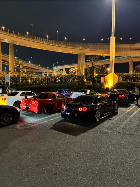 【R34】Tokyo:Private Daikoku tour in Modified R34 - Stop Two: Daikoku Parking Area for the Real Scene