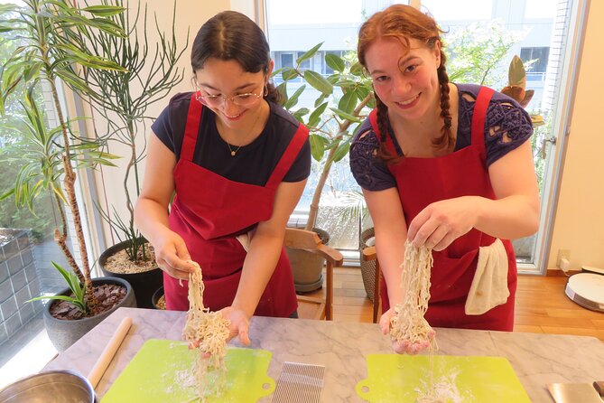 Ramen Making from Scratch with Tokyo Mom(Vegan Option Available) - Eating what you made: the point of the class