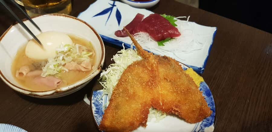 REAL, All-Inclusive Tokyo Food and Drink Adventure - Tachinomi Stop 2: Your First Counter-Seat Meal With Drinks