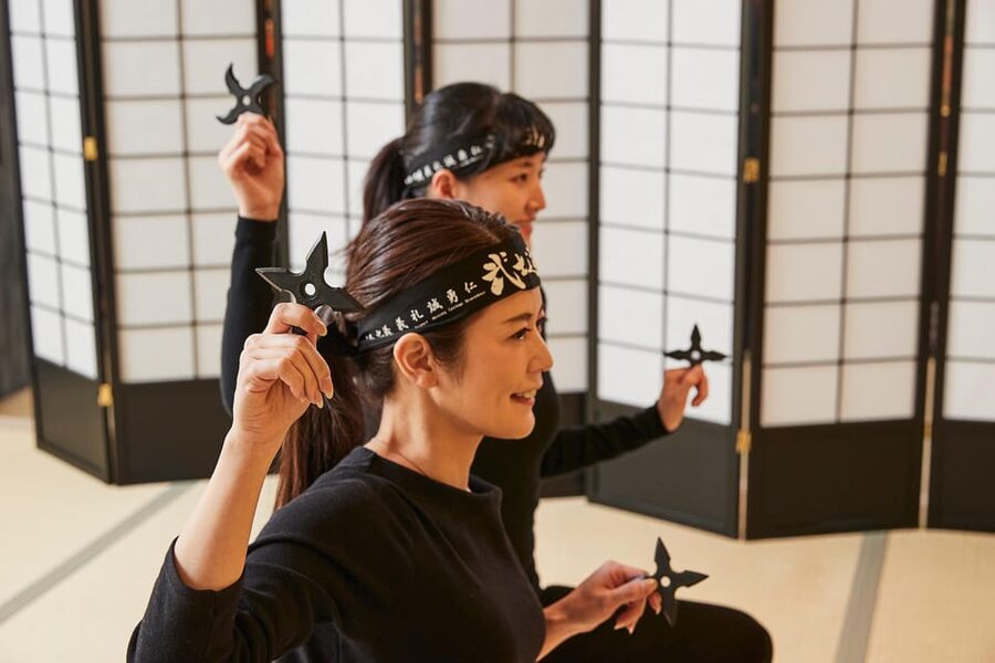 Samurai Ninja Museum Asakusa: Kid-Friendly Ninja Training - Shuriken throw competition and blowgun practice