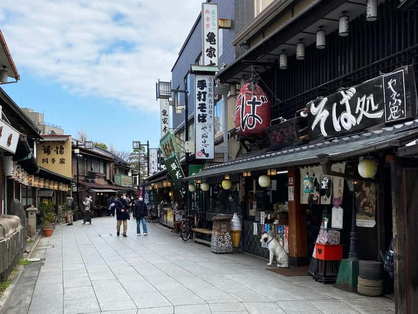 Shibamata: Step Back into Old Japan! - Taishakuten Sandō street food: the 30-minute snack-and-stroll warmup