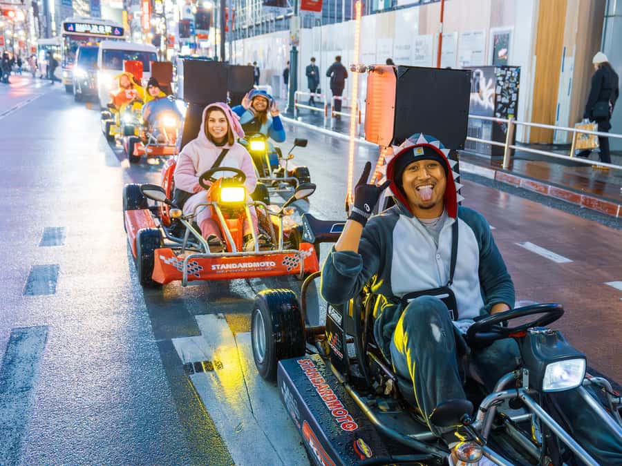 Shibuya#2 Go Karting Tour with Funny Costume - Akiba Kart Shinjuku Meeting Point: What Happens Before You Drive