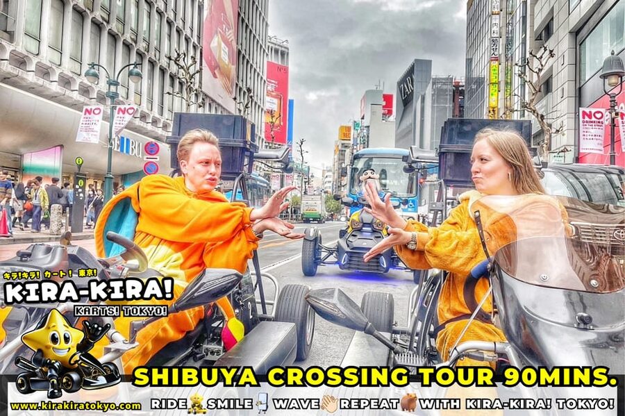 Shibuya Crossing x Tokyo Tower and more! Go-Kart Tour - How the guides keep you safe and make it fun