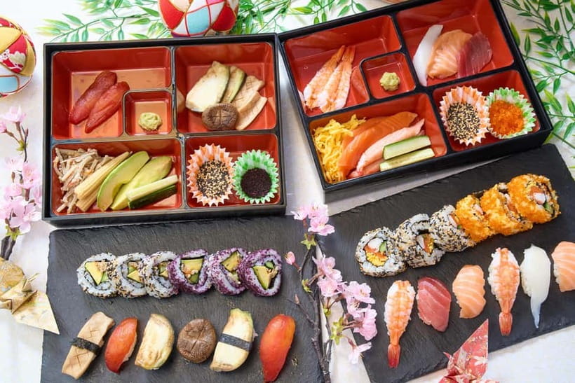 Shibuya Tokyo: Sushi Making Class (Vegan/Vegetarian/Halal) - The 90-minute flow: quiz, rolling, forming, then eating