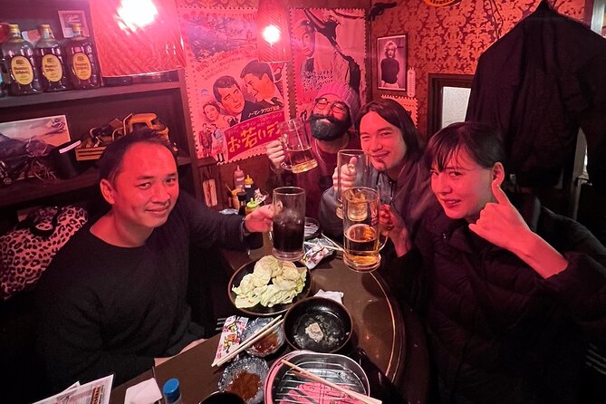 Shinjuku Food and Drink Walking Tour - Stop 1: chicken soul food plus a drink-making start with lemon sour/whisky