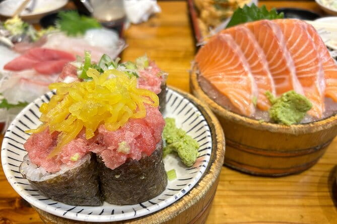 Shinjuku: Food Tour – 15 Dishes & 3 Drinks at 4 Eateries - What you actually get: 15 dishes and 3 drinks across 4 eateries