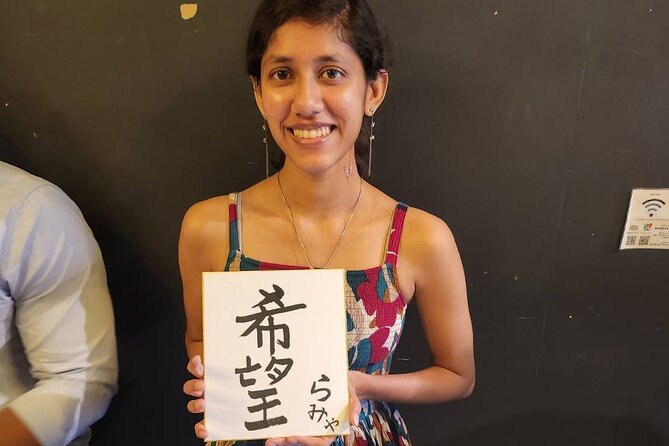 Small Group Japanese Calligraphy Workshop Experience - The practical flow on the day: how to arrive ready