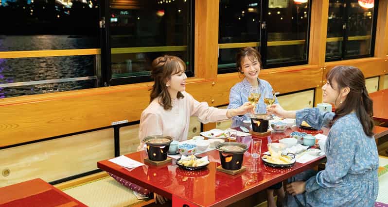 Sumida River: Japanese Traditional Yakatabune Dinner Cruise - Asakusa departure at Azumabashi: getting your bearings