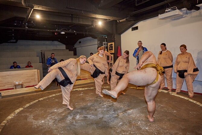 【SUMO FESTIVAL】Tokyo Ginza: Sumo Show & Photo Experience - Morning Training on Display: What You Learn Before You Touch the Ring