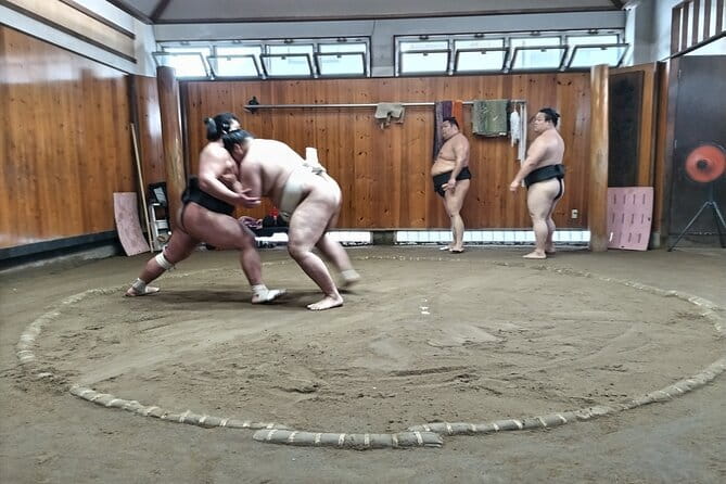 Sumo Practice Viewing Guided Tour and Photo with Sumo Wrestlers - First stop: the etiquette briefing that sets the tone