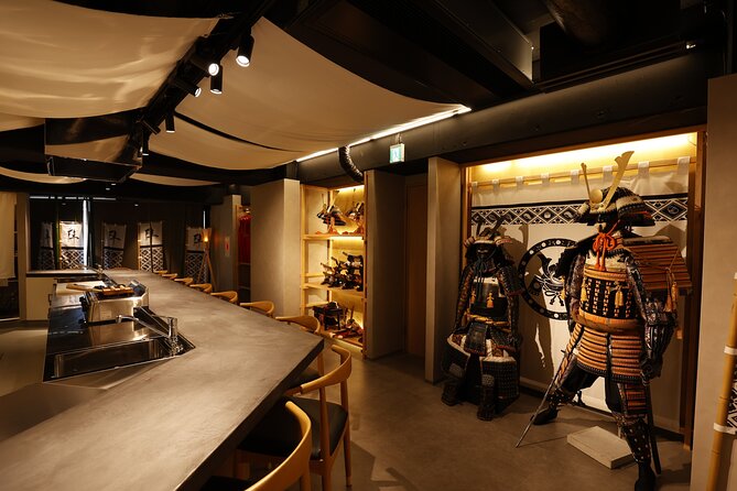 Sushi Making with Interactive Samurai Experience at JIN-ASAKUSA - The samurai storyline: dress-up, sword show, and quiz battles