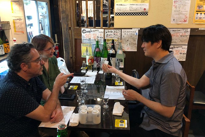 Tasting All Types of Sake with Sommelier - What happens once you sit down: a real tasting, not a lecture
