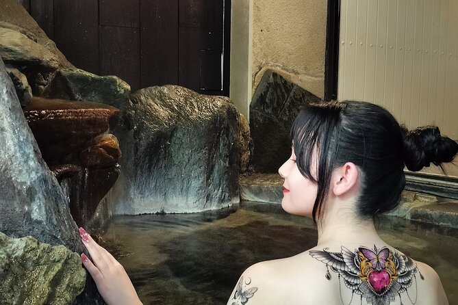 Tattoo-friendly open-air Onsen & drink - Tattoo-friendly and Tokyo Skytree views: why this experience is special