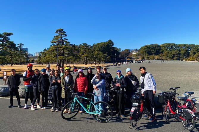Tokyo: 3-Hour Bike/E-Bike Tour of the City's Hidden Gems - Imperial Palace and Otemon Gate: guards, architecture, and respectful pacing
