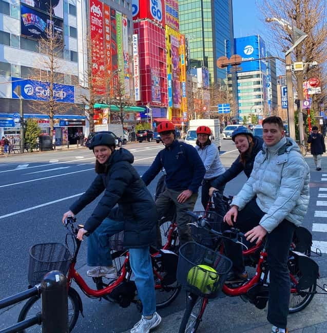 Tokyo: 3-Hour E-Bike Tour of the City's Riverside Areas - Ginza photo stop and Kabuki-za: the skyline hits first
