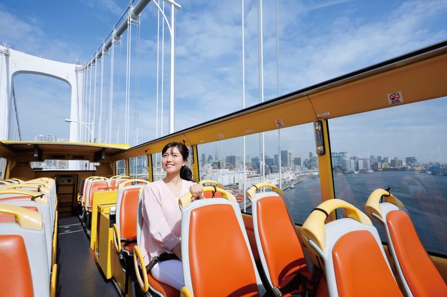 Tokyo: 60min Panoramic Open Top Bus Tour with Audio Guide - The Double-Decker, Open-Top Experience: Views You Actually Get