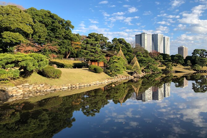 Tokyo Afternoon Tour with Pick-up Service from designated hotels - Hama Rikyu Gardens: tidal-pond calm and daimyo-style design