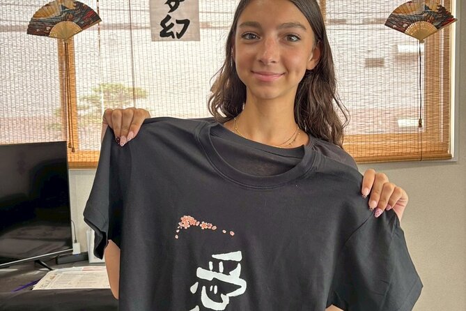Tokyo Asakusa:Calligraphy & Make T-shirt Activity - Senso-ji and Asakusa: pairing craft with atmosphere