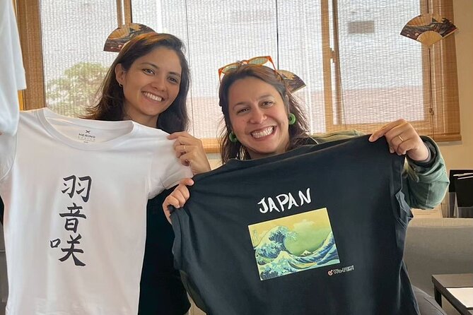 Tokyo Asakusa：Calligraphy & Make T-shirt Activity - The tour flow: what your hour actually looks like