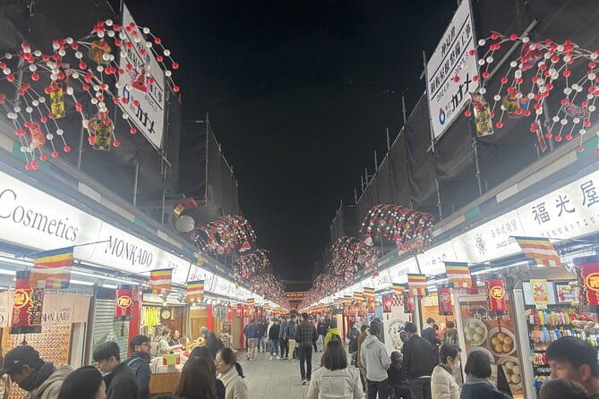 Tokyo Asakusa Sensoji Temple Night Walking Tour - Hoppy Street: end the walk with izakaya-style food and drink ideas
