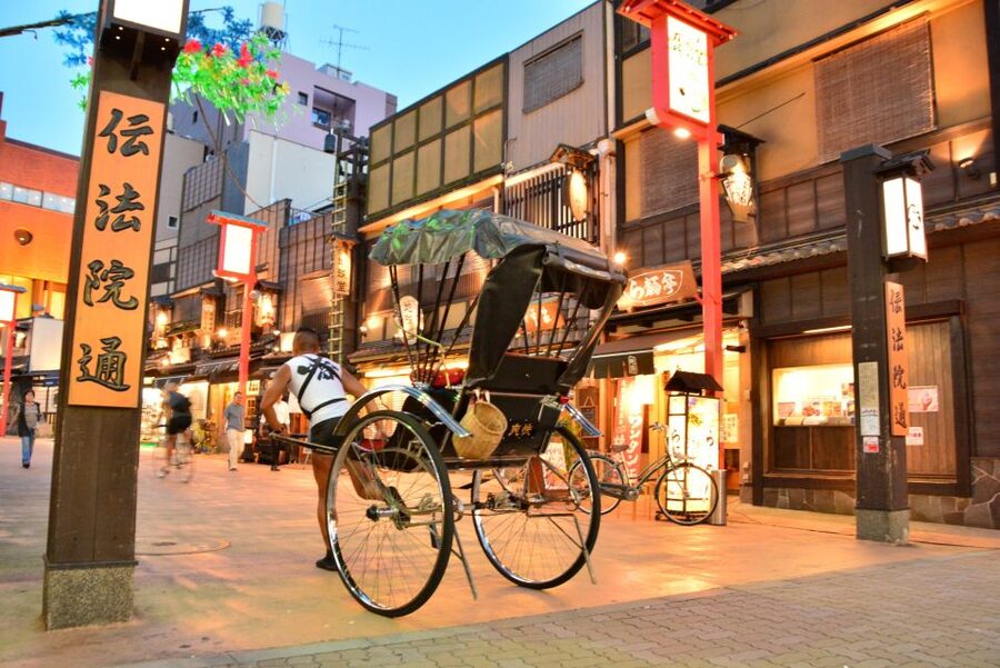 Tokyo: Asakusa Sightseeing Tour by Rickshaw - The route you’ll follow: Asakusa Shrine, Bentendo Hall, and temple-side streets