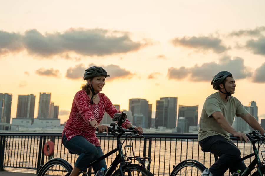 Tokyo Bay Area: Sunset Night View 3h E-bike Guided Bike Tour - The E-Bike Advantage: Why This Tour Works Better Than Walking or a Bus