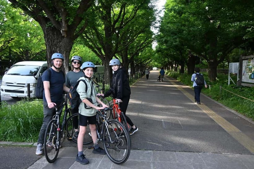 Tokyo Bike Tour: Shibuya, Harajuku & Hidden Gems - Starting outdoors: Umayamichi Park to a secret scenic stop
