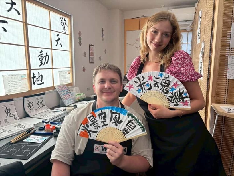 Tokyo:Calligraphy &Make your original folding fan in Asakusa - Price and Value for 30–90 Minutes of Hands-On Instruction