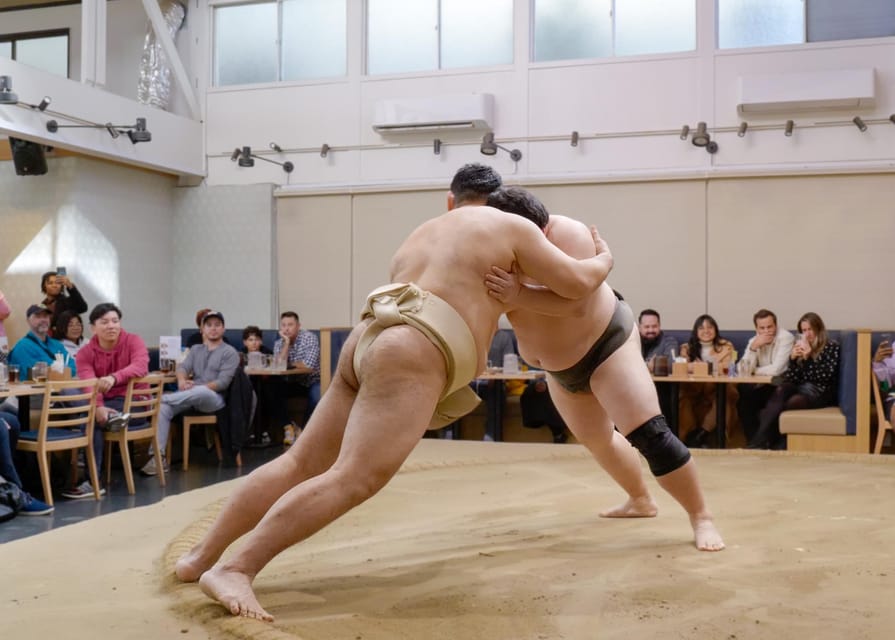 Tokyo: Challenge Sumo Wrestlers and Enjoy Meal - Tokyo Sumo, But With Lunch Attached