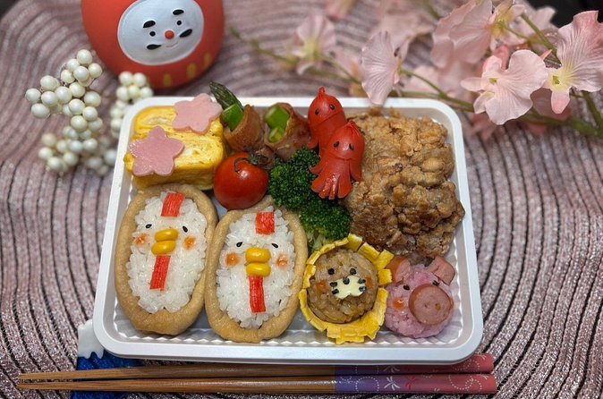 Tokyo : Cute Character Bento making work shop in Shinjuku - What’s Included: You Eat What You Make