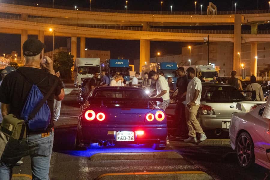 Tokyo: Daikoku: JDM and Tokyo Car Culture Experience - Daikoku PA: the car-spotting payoff in Yokohama