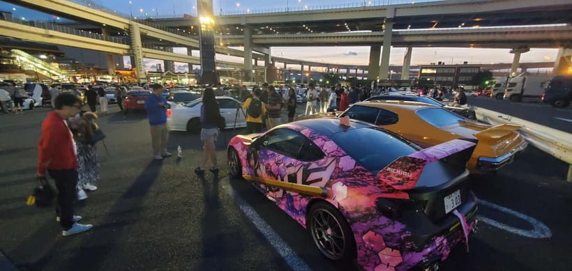 Tokyo: Daikoku JDM Car Meet in the Famous 303 600HP GTR R-35 - Midnight Rush VIP: small group energy, real ownership, and real talk