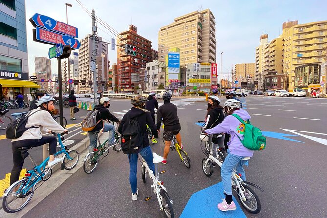 Tokyo downtown bicycle tour Tokyo Backstreets Bike Tour - Starting point in Higashimukōjima: getting oriented fast
