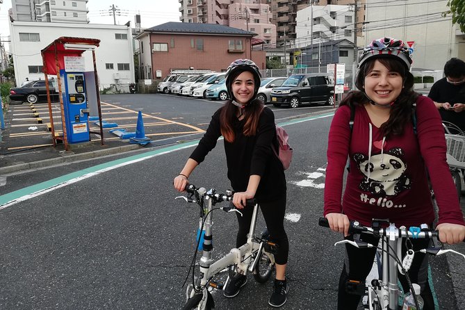 Tokyo downtown bicycle tour Tokyo Backstreets Bike Tour - The 4-hour ride plan: cherry sweets to Tokyo Skytree