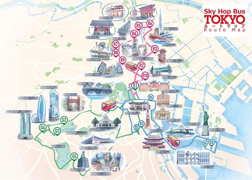 Tokyo: Hop-On Hop-Off Sightseeing Bus Ticket - Audio guide on your phone: 10 languages, what to prep
