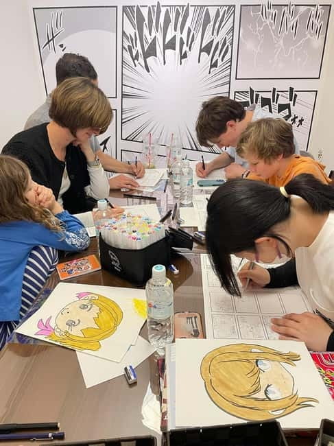 Tokyo/Ikebukuro Manga lesson by acitive pro-Manga artists - What you actually draw: characters, yonkoma, and short stories