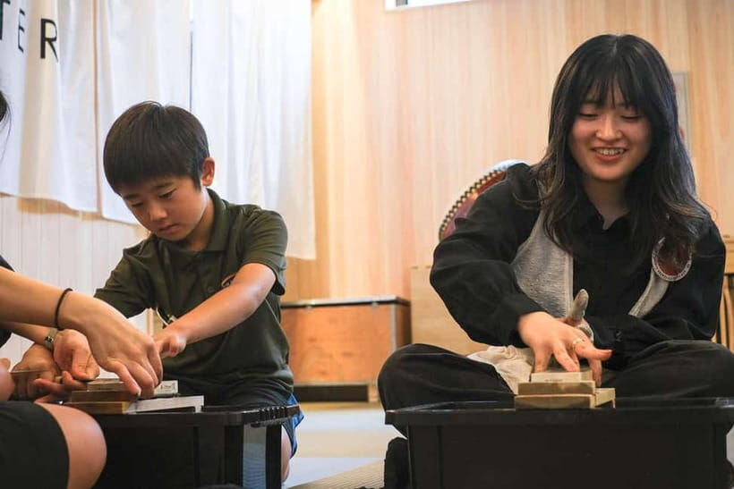 Tokyo: Knife Making Workshop (Sharpening, Engraving) - Finding BUB Activity Center on Asakusa’s Heiwa Building