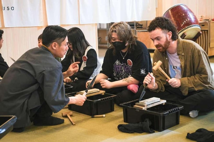 Tokyo: Knife Making Workshop (Sharpening, Engraving) - Logistics that matter: timing, non-participants, and shipping your knife box