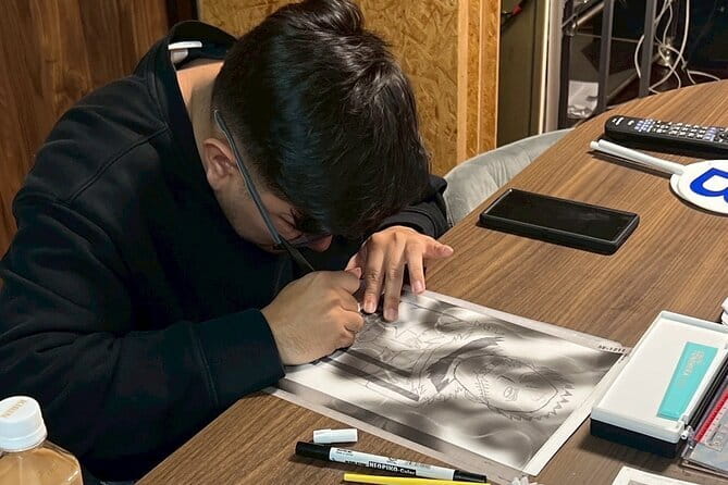 Tokyo Manga Drawing Experience Pro Artist Workshop & MangaHistory - The Manga History + Tool Tutorial You Get Before You Draw