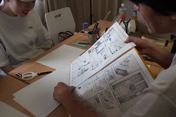 Tokyo Manga Drawing Workshop Guided by Active Pro Manga Artist - Tools Included: Screen Tones and the Stuff You’ll Want to Practice