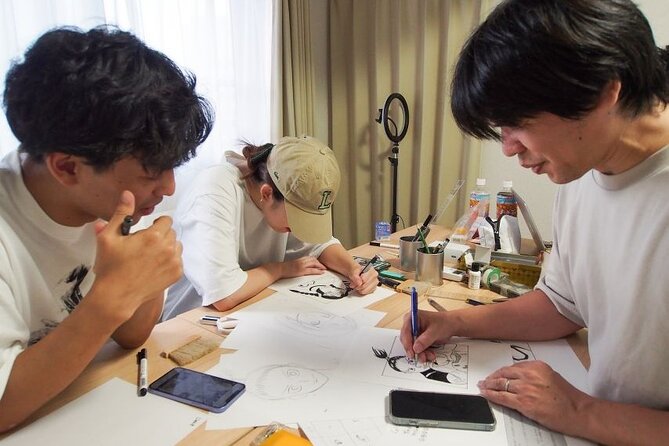 Tokyo Manga Drawing Workshop Guided by Active Pro Manga Artist - Take-Home Value: Your Own Manga Artwork to Pack and Show Off