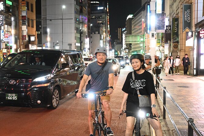Tokyo Night Bike Tour: From Shibuya to Tokyo Tower via Roppongi - Riding conditions: 15 km/h pace, weather, and bike fit