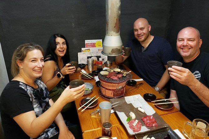Tokyo Night Foodie Tour in Shinjuku - Seasonal Sushi, Wagyu Beef - Wagyu on shichirin stoves: the table-grill moment