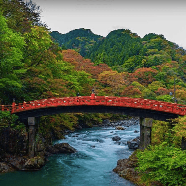 Tokyo → Nikko:Private Customizable Day Trip (English Driver) - Shinkyo Bridge: A Sacred Red-Lacquer Stop