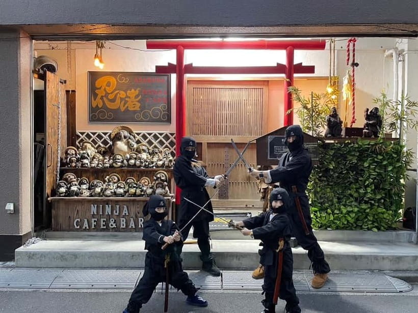 Tokyo: Ninja Experience Cafe Asakusa - Arriving At The Red Torii Meeting Point In Asakusa