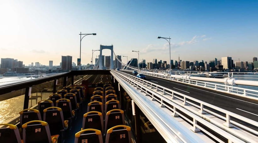 Tokyo: Open Top Panoramic Sightseeing Bus with Audio Guide - Key things to know before you ride
