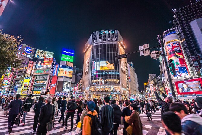 Tokyo Private Night Tour by Car/Van - English speaking chauffeur - Hotel Pickup and the Low-Friction Plan